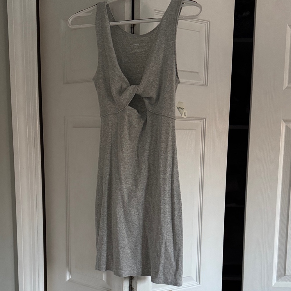 Elegant Gray Aerie Dress